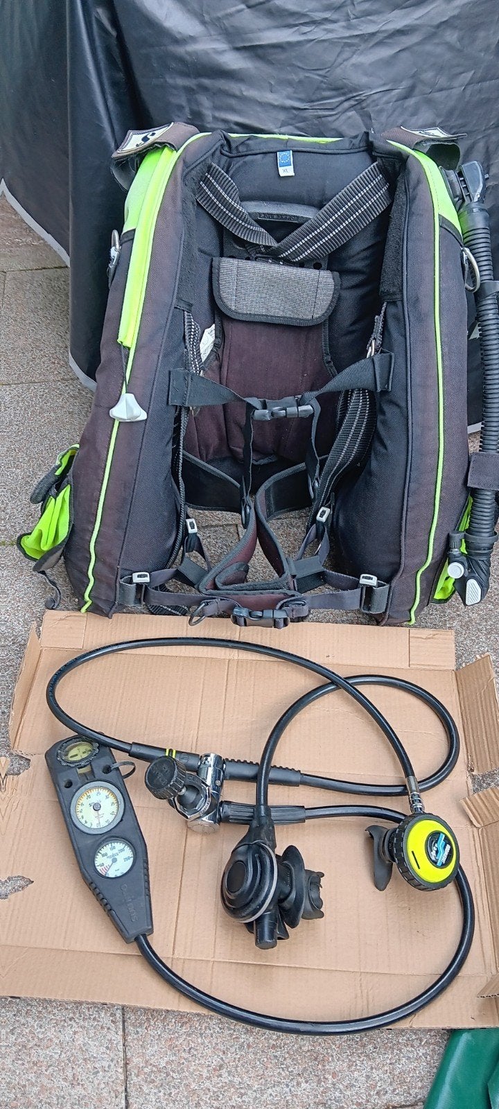 Scubapro Trimvest met Suunto duikcomputer en octopus, Ophalen of Verzenden, Gebruikt, Trimvest of Wing