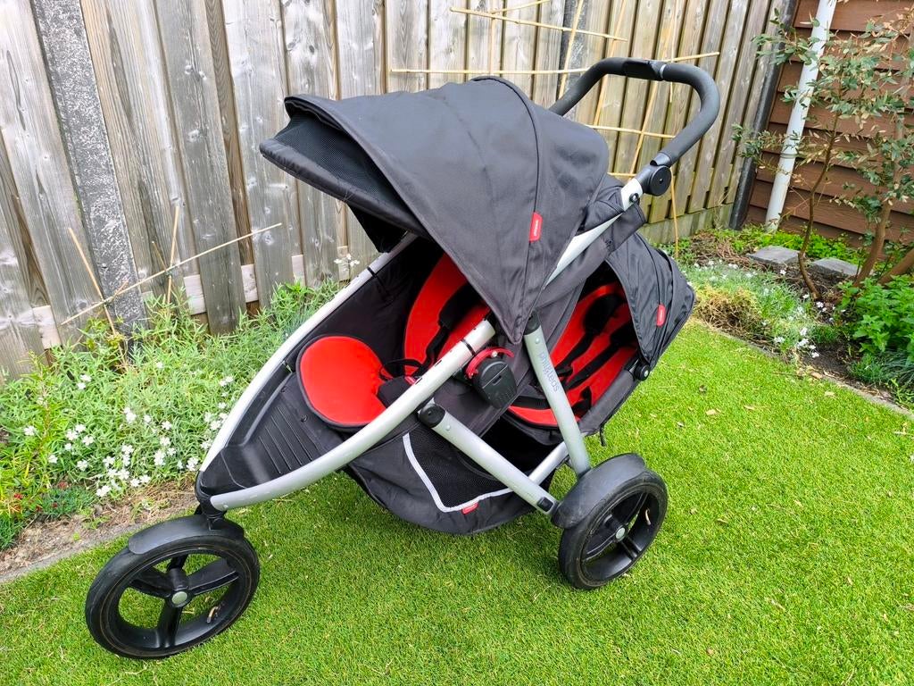 Phil & Teds Buggy voor twee kinderen - duowagen - compact, Ophalen, Gebruikt, Overige merken, Duomodel
