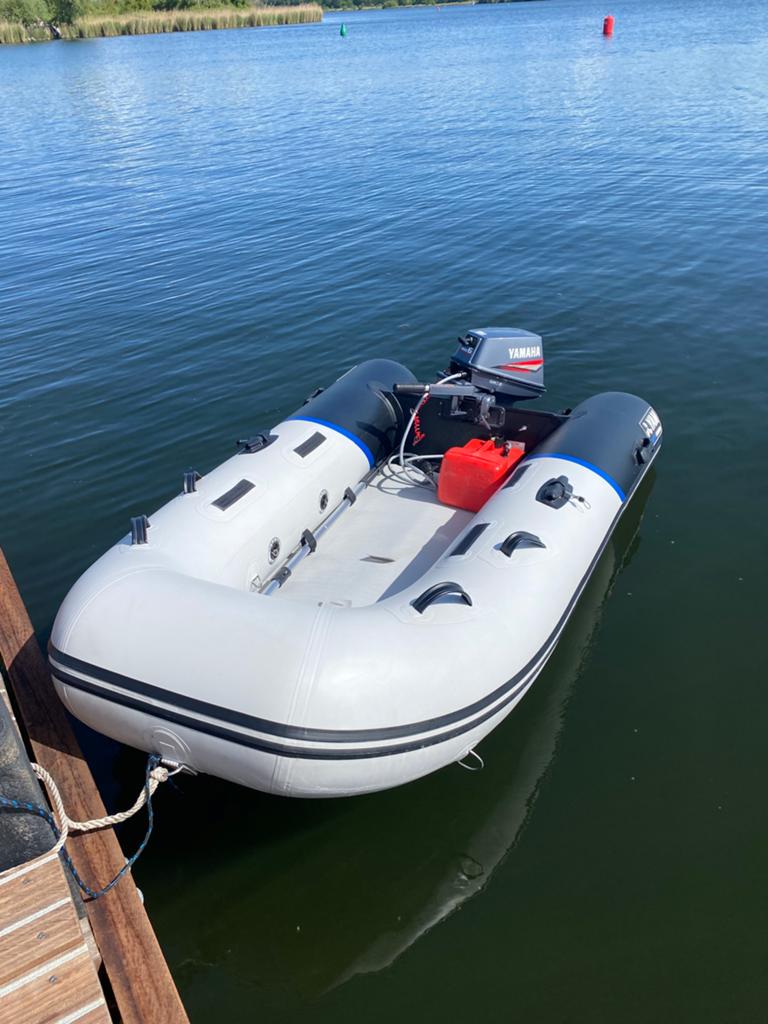Yam 275 & 6pk yamah 2-takt, Watersport en Boten, Rubberboten, Ophalen, Zo goed als nieuw, Peddels, Yam