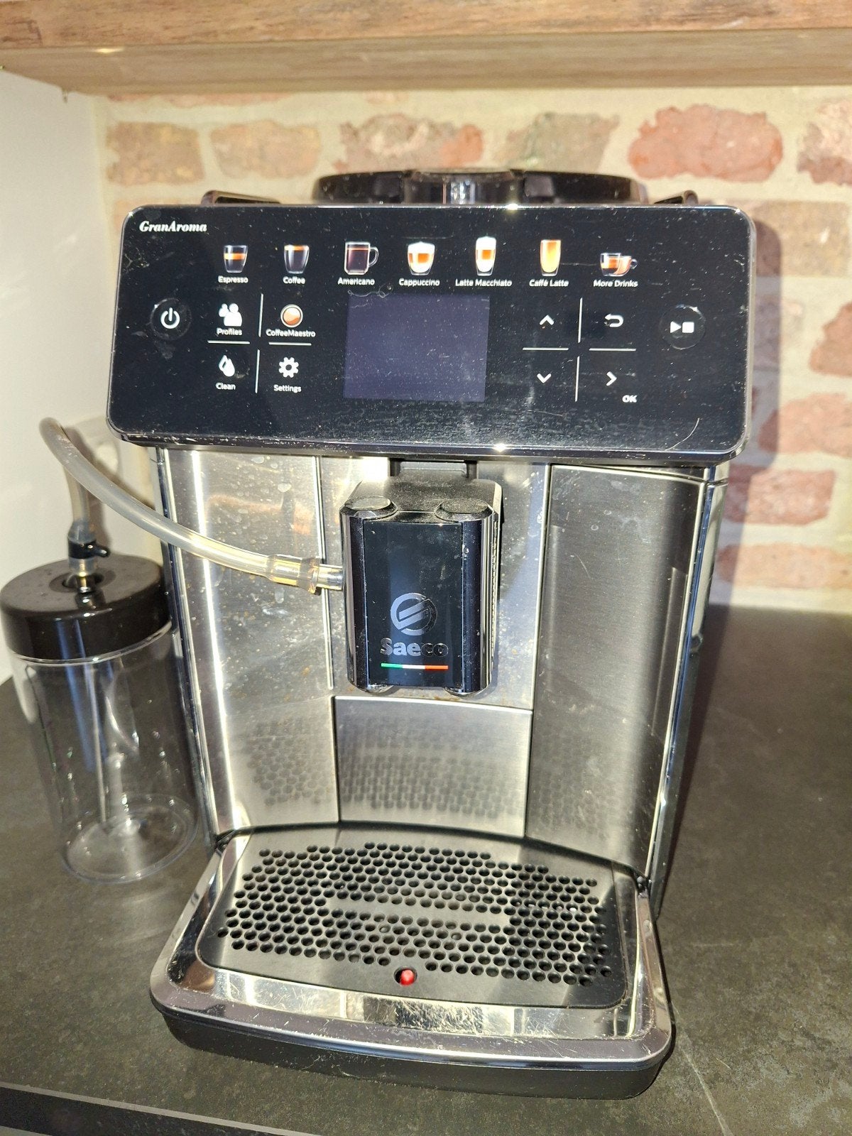 Saeco GranAroma SM6585/00 volautomatische espressomachine, Witgoed en Apparatuur, Koffiezetapparaten, Ophalen of Verzenden, Zo goed als nieuw