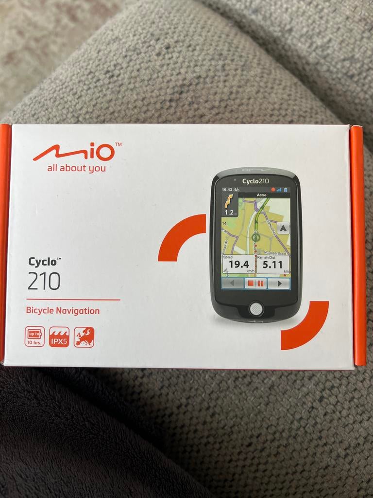 Mio Cyclo 210 Fietsnavigatie GPS, Fietsen en Brommers, Fietsaccessoires | Fietscomputers, Nieuw, GPS, Ophalen of Verzenden