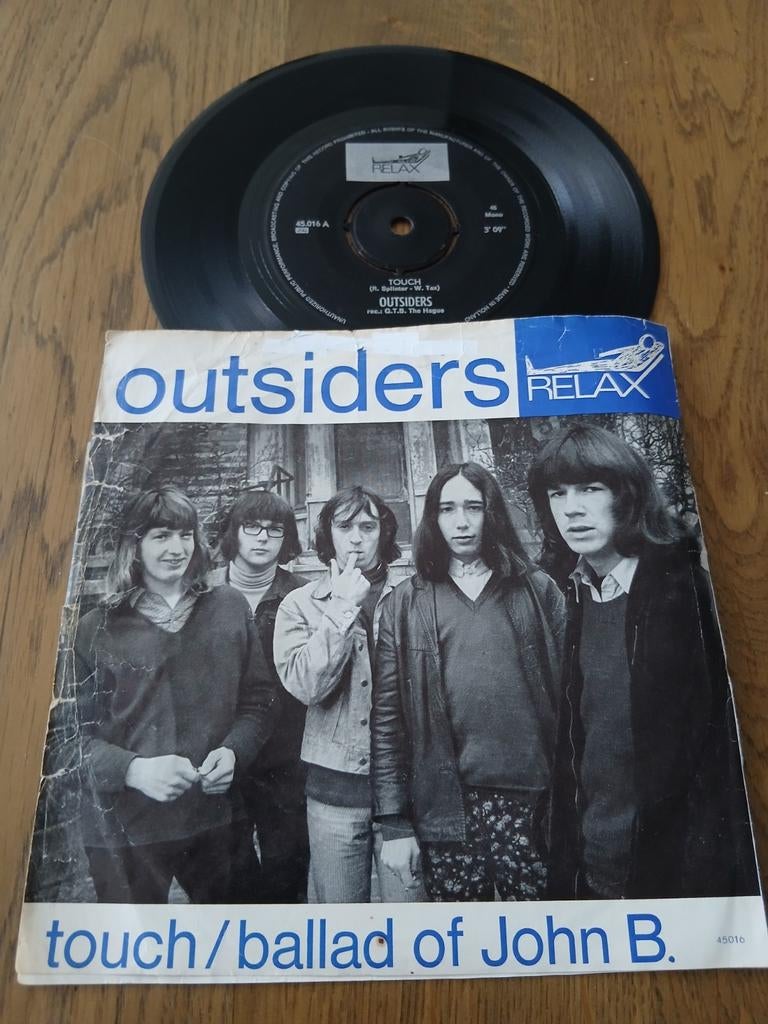 VINYL SINGLE   OUTSIDERS   1966, Cd's en Dvd's, Vinyl | Pop, Ophalen of Verzenden, 1960 - 1969, Zo goed als nieuw, Overige formaten