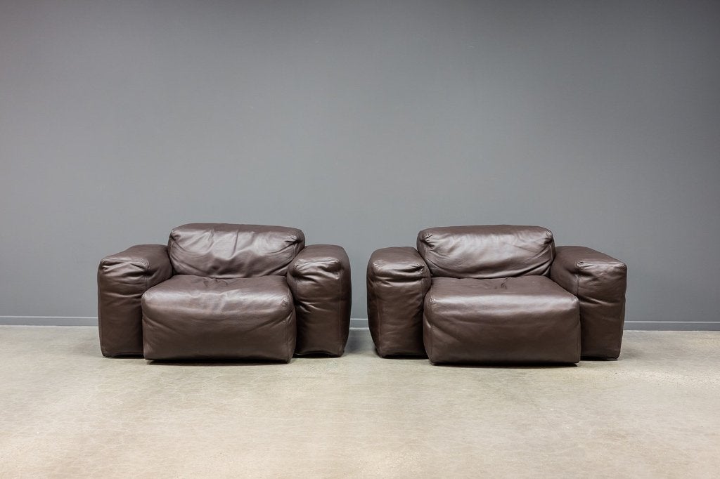 Oblong single seater armchair, 4x, Ophalen, Minder dan 50 cm