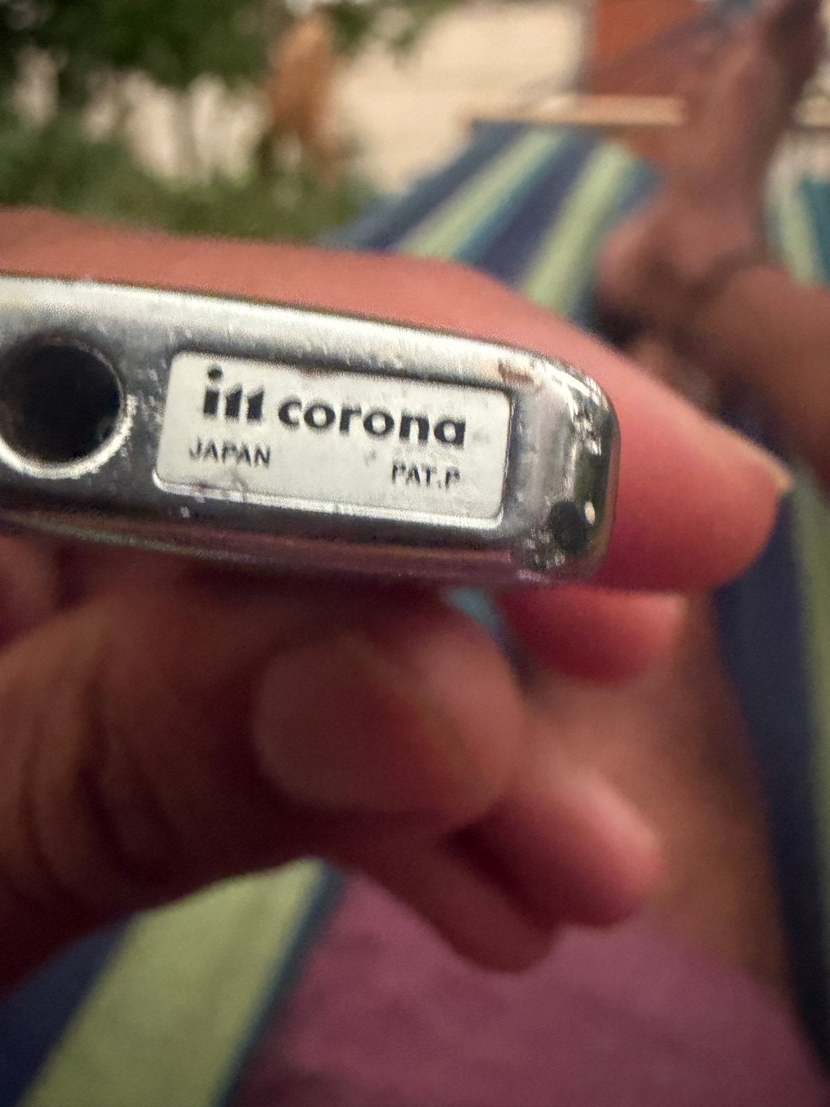 ITT Corona aansteker - Japanse vintage aansteker, Ophalen of Verzenden, Gebruikt, Aansteker