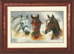 Borduurpakket Three champions 34768, ., Nieuw, Ophalen of Verzenden, .
