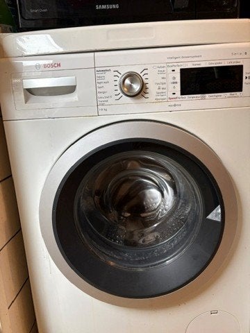 wasmachine, Ophalen, 1200 tot 1600 toeren, Gebruikt, 8 tot 10 kg
