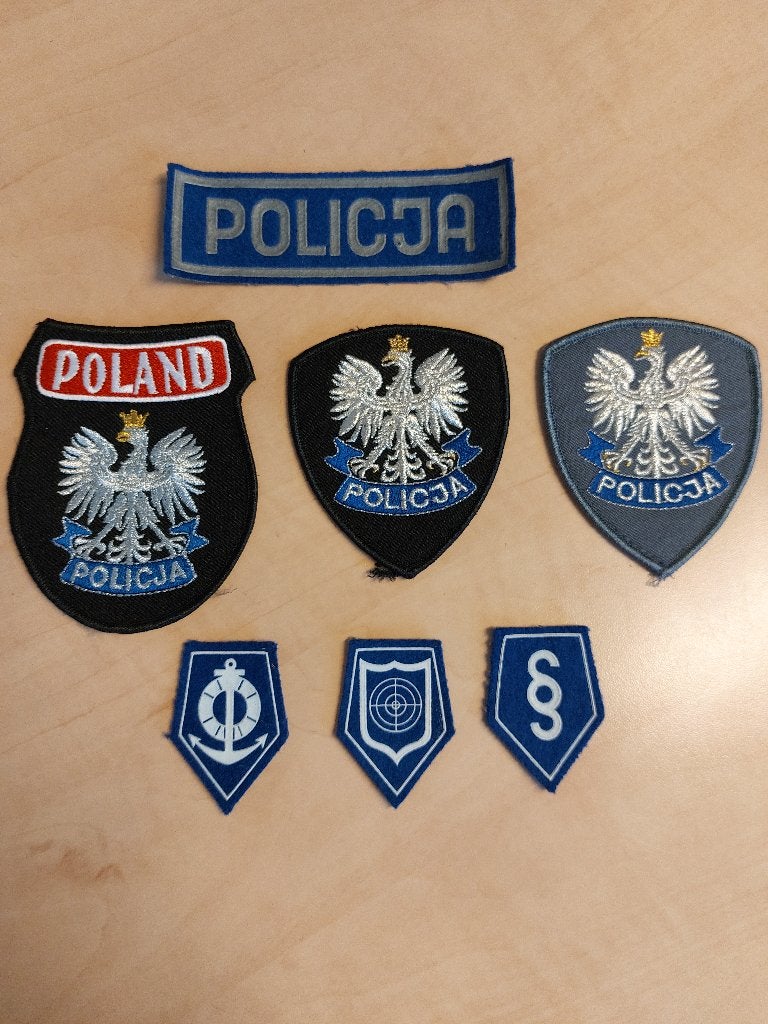 Politie Poland, Ophalen of Verzenden, Landmacht, Overige gebieden, Embleem of Badge