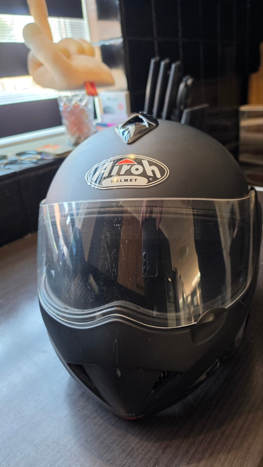 Airoh Matisse helm - Maat XS, Motoren, Kleding | Motorhelmen, XS, Systeemhelm, Dames, Ophalen of Verzenden