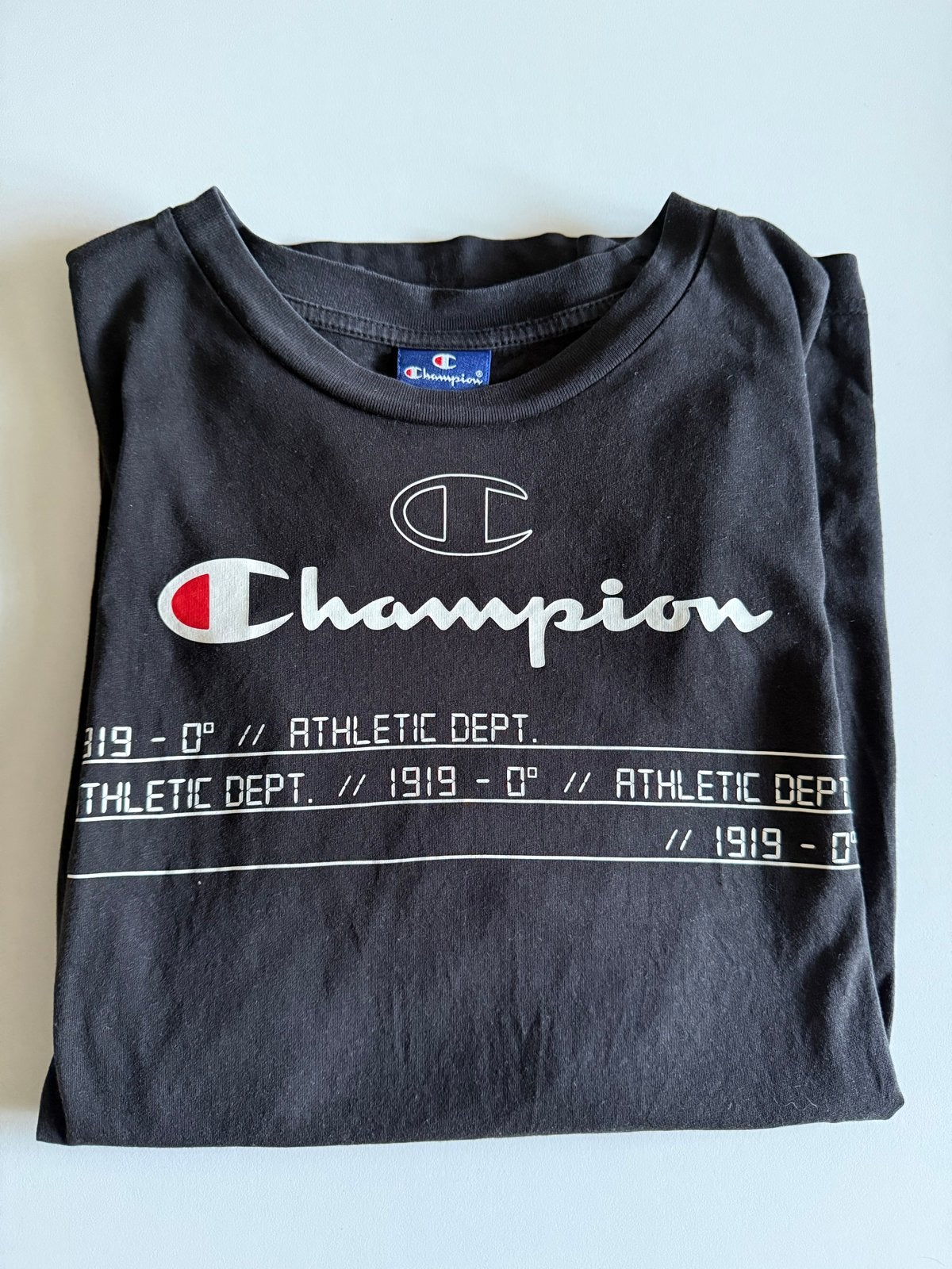 Champion T-shirt Zwart Maat S, Kleding | Dames, T-shirts, Gedragen, Zwart, Korte mouw, Ophalen of Verzenden
