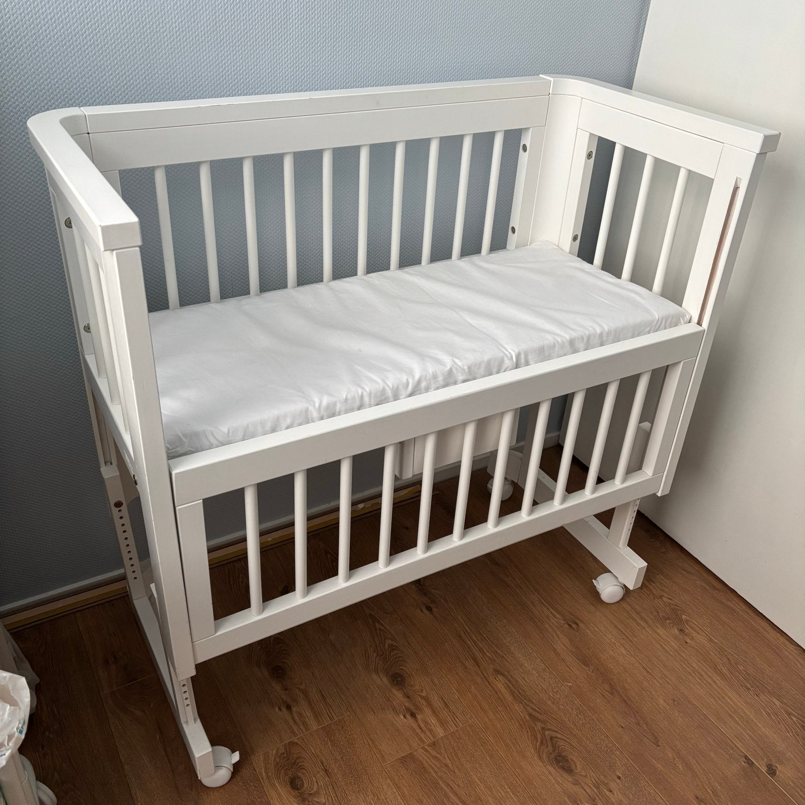 Troll Co-sleeper met Aerosleep matras en orgineel matras, Kinderen en Baby's, Ophalen, Zo goed als nieuw, Minder dan 140 cm, Matras