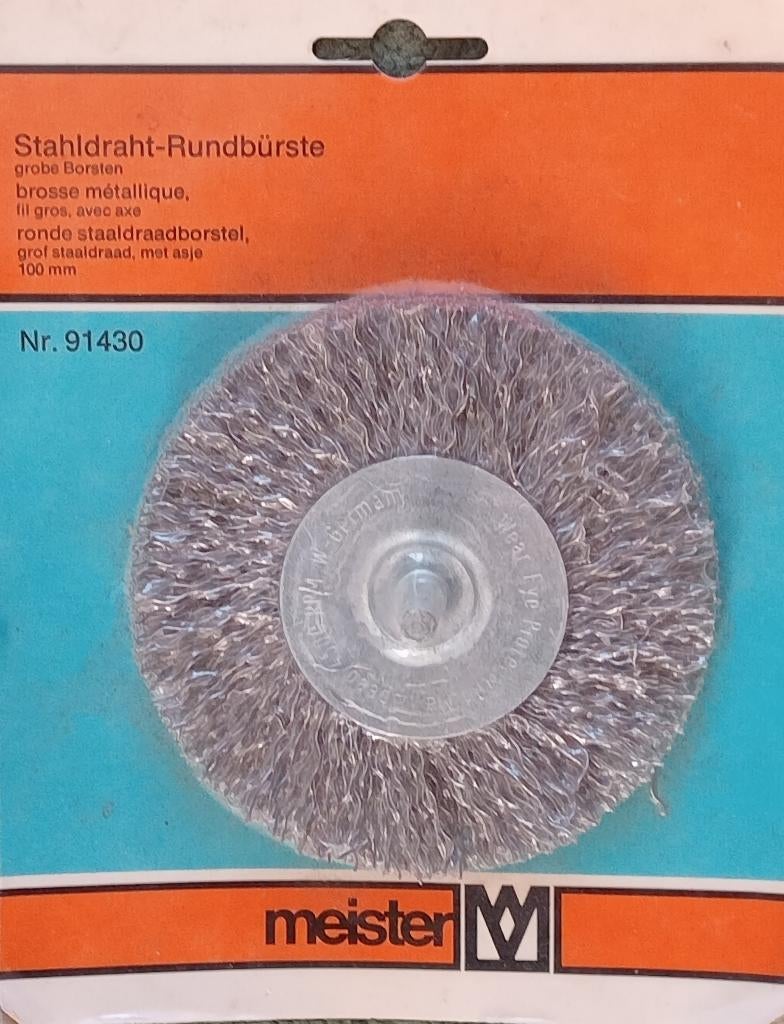 Ronde staalborstel 100mm, Ophalen, Nieuw