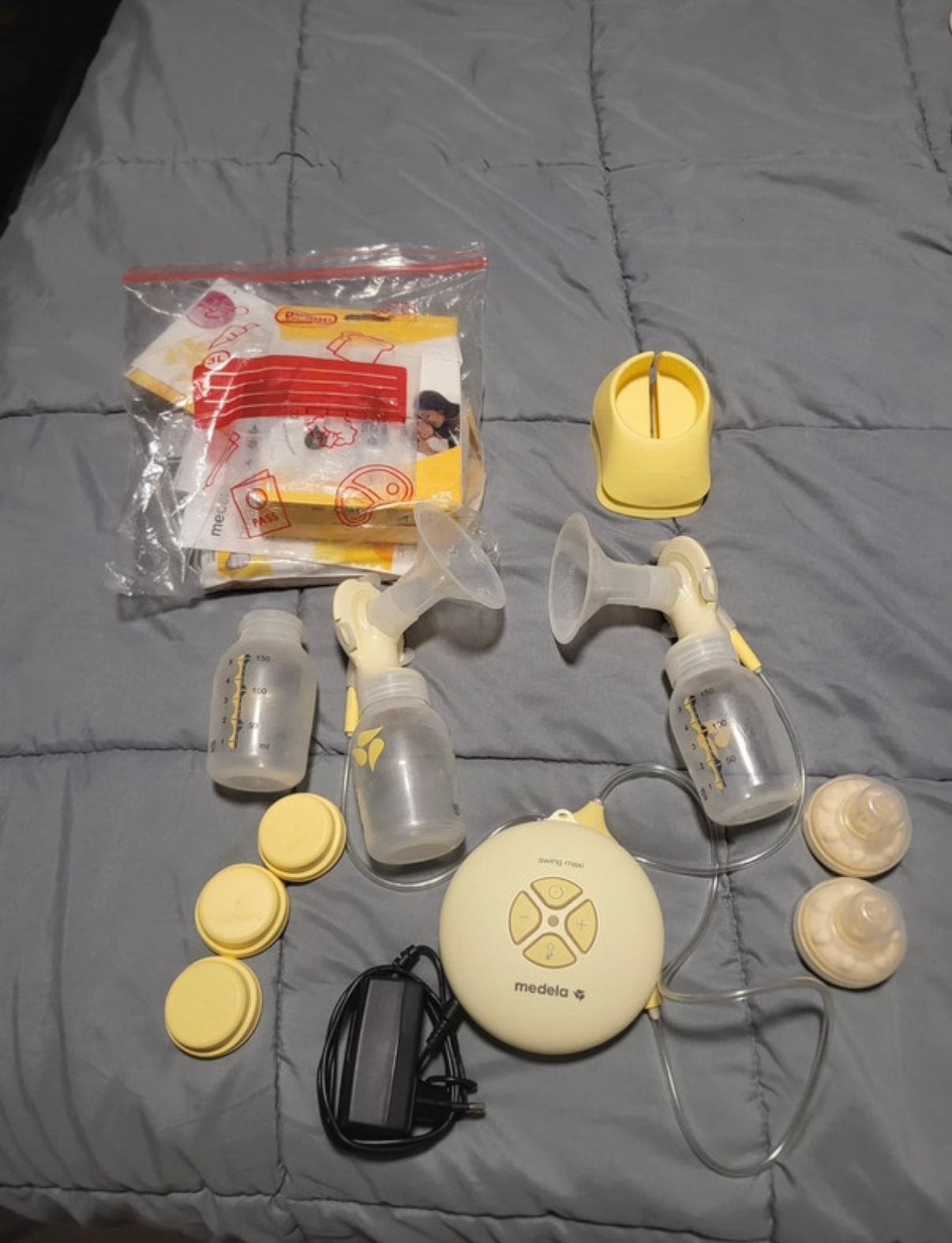 Medela Swing Maxi Flex dubbele elektrische borstkolf, Gebruikt, Dubbelzijdig, Medela, Borstkolf