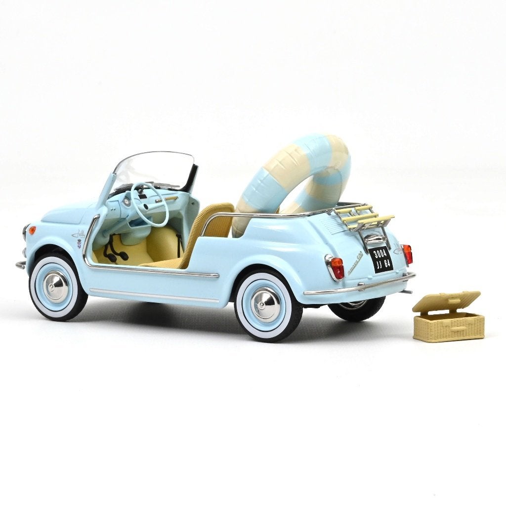 Norev 1:18 Fiat 500 Jolly 1965 Blue. Levering 10-2026, -, Nieuw, Norev, Ophalen of Verzenden