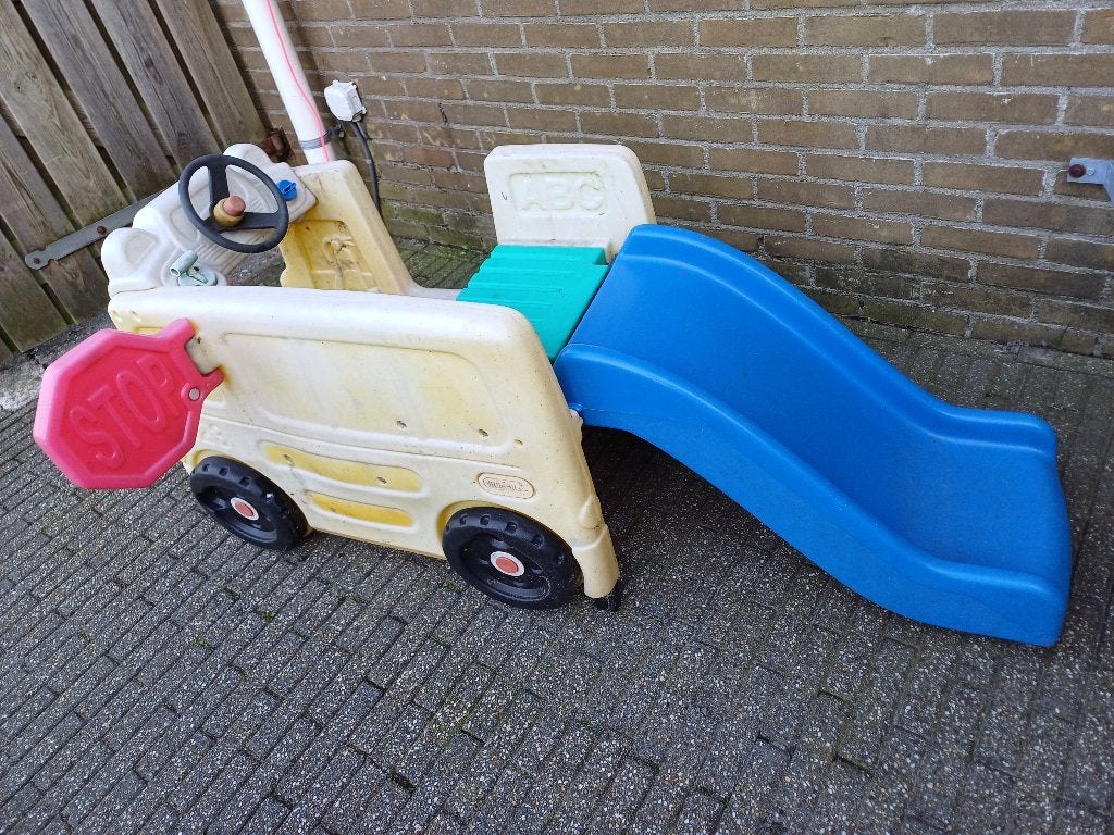 Leuke taxi bus speeltoestel, Ophalen, Gebruikt, Glijbaan