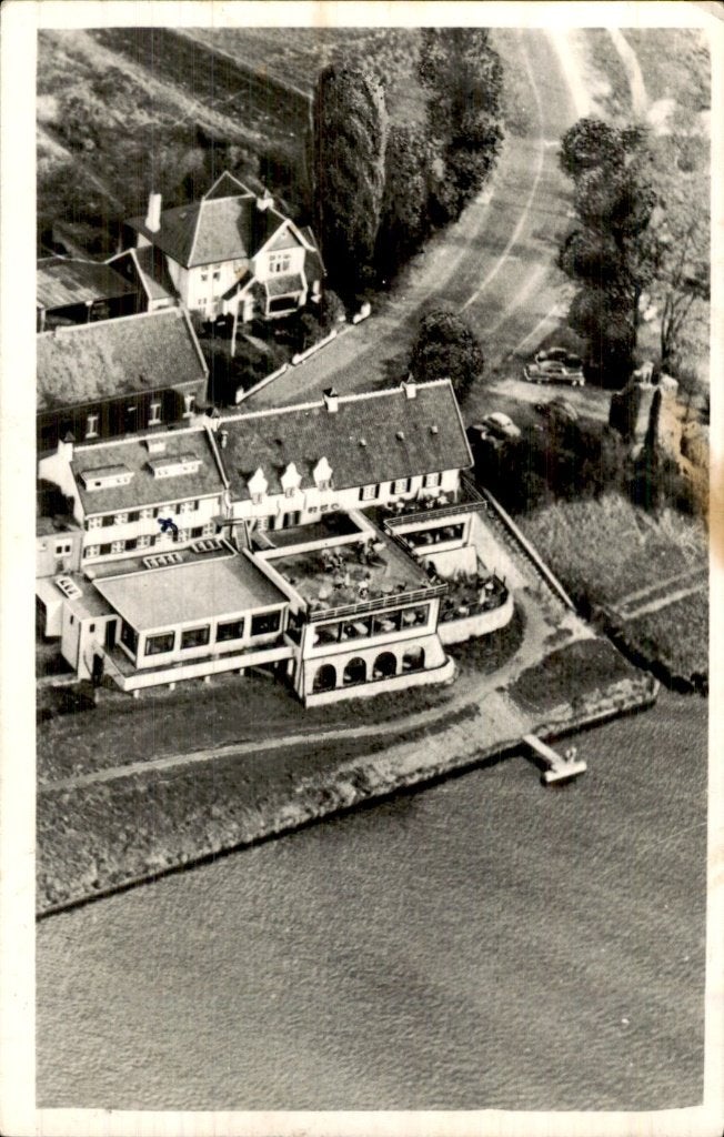 Arcen - Maashotel - Luchtfoto, Ophalen of Verzenden, 1940 tot 1960, Gelopen, Limburg