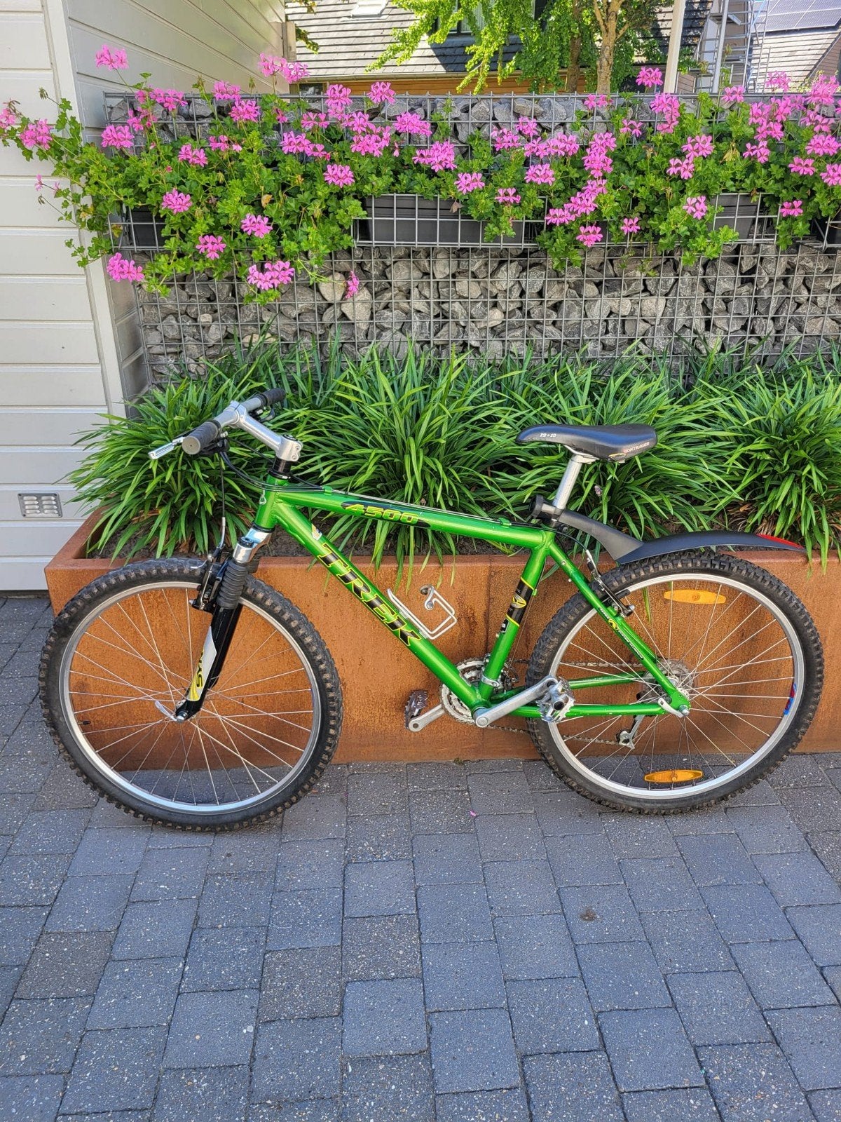 te koop moutenbike  merk Trek  kleur groen, Ophalen, Gebruikt, 45 tot 49 cm, Trek