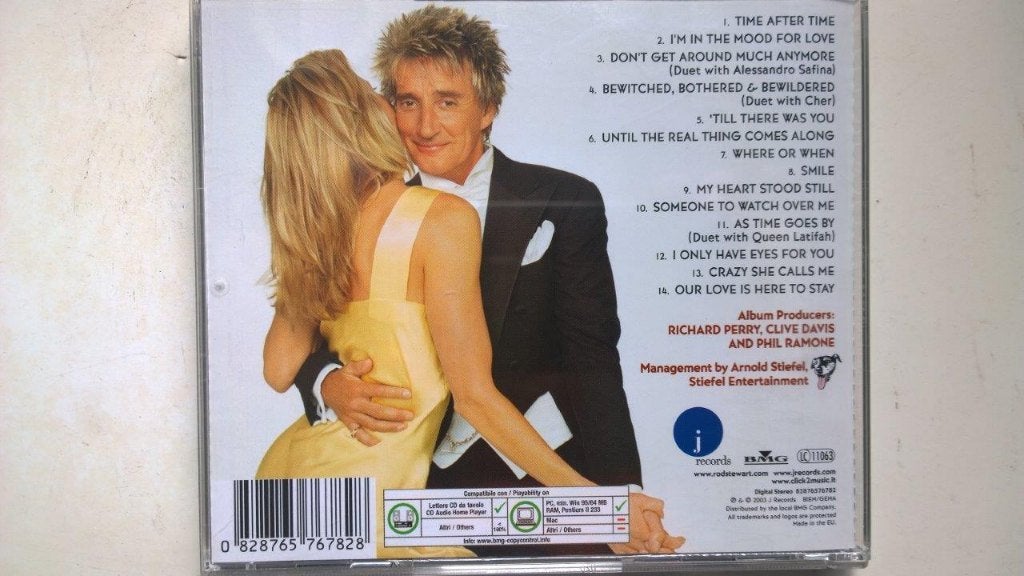 Rod Stewart - As Time Goes By The Great American Songbook, Ophalen of Verzenden, Zo goed als nieuw