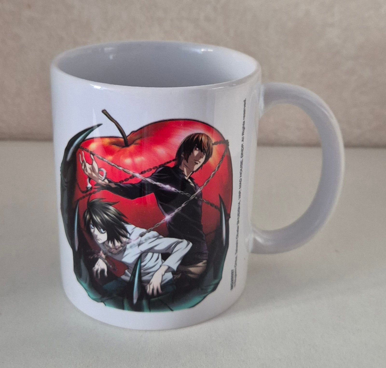 Officieel gelicenseerde Death Note - Apple mok, Ophalen of Verzenden, Zo goed als nieuw, Aardewerk
