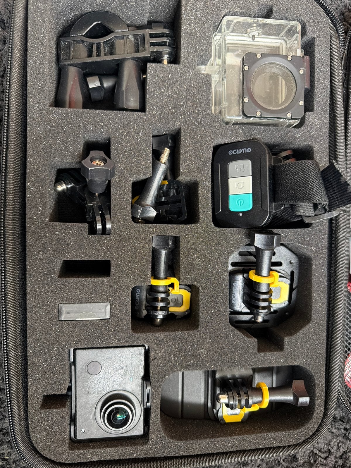 Guardo gopro actiecamera set (defecte accu), Ophalen of Verzenden, Gebruikt, GoPro