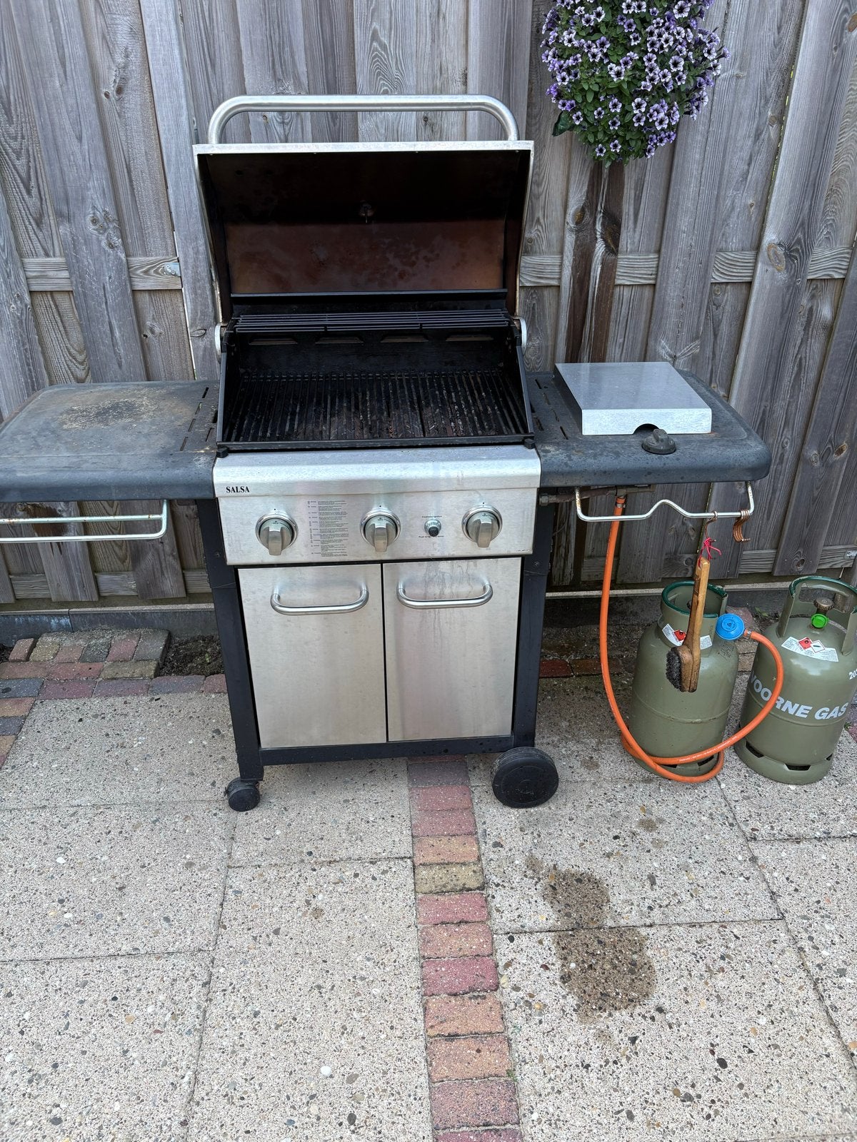 Patton Salsa gasbarbecue met 3 branders, Tuin en Terras, Ophalen, Gebruikt