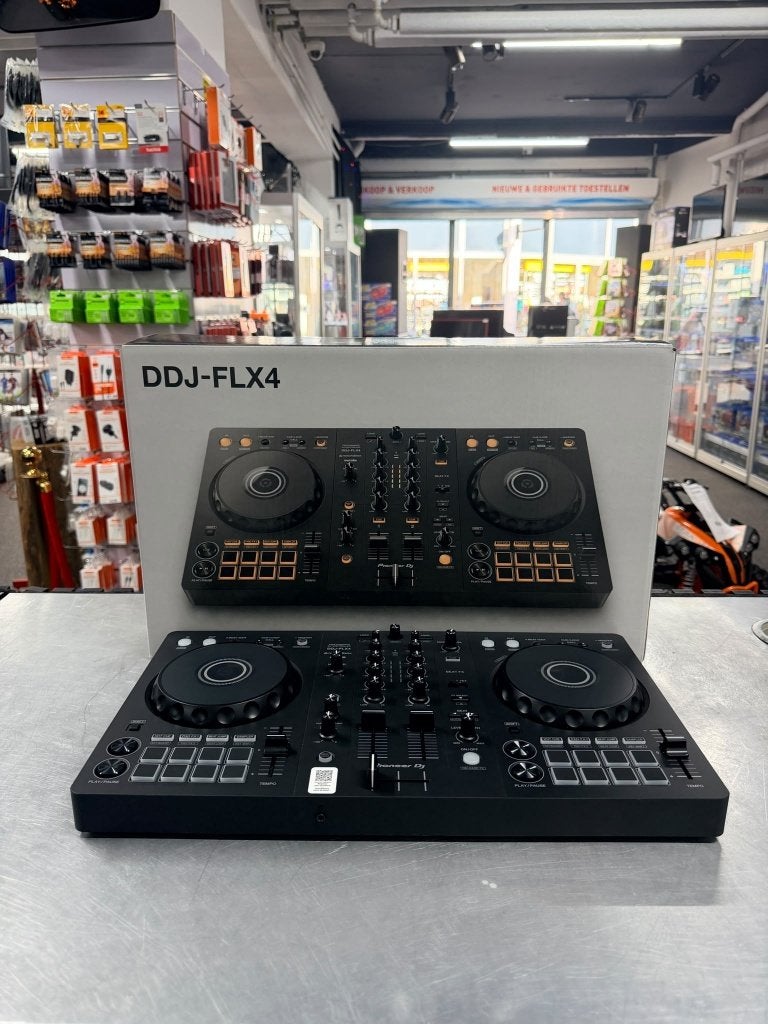 Pioneer DDJ FLX4 dj-controller incl doos | ZGAN, ., Ophalen of Verzenden, Zo goed als nieuw, .