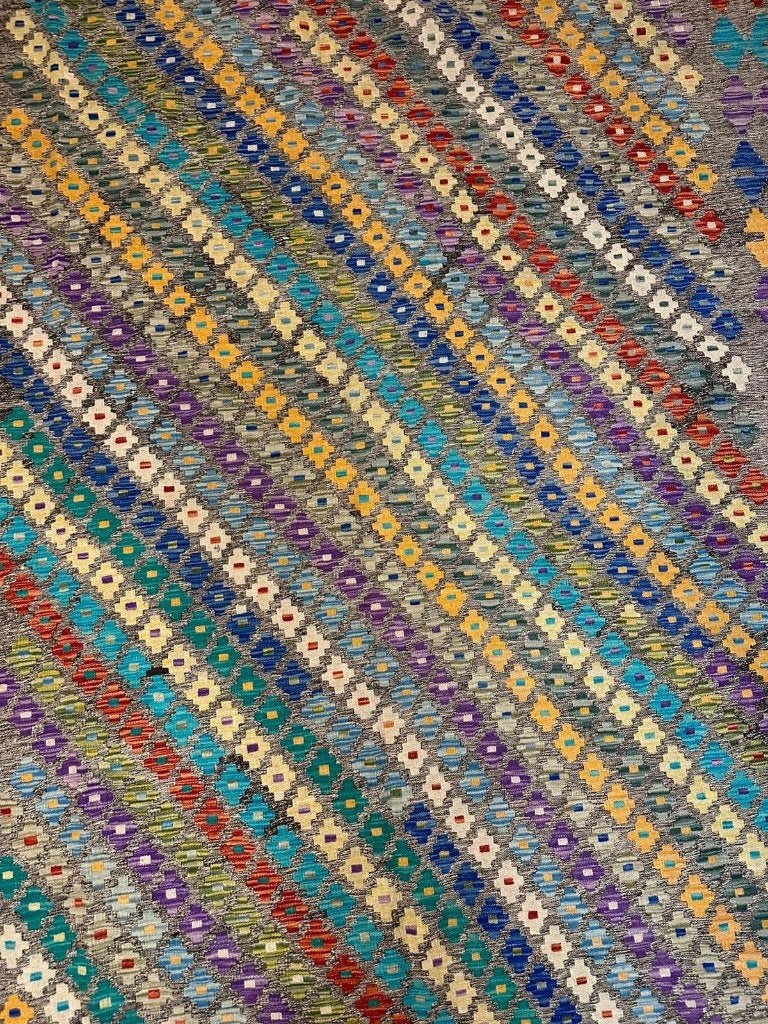 Groote Kilim Hand Genopt ( Big Gelim Rug ) 293 x 204 cm, Overige kleuren, Wol, 200 cm of meer, Ophalen of Verzenden
