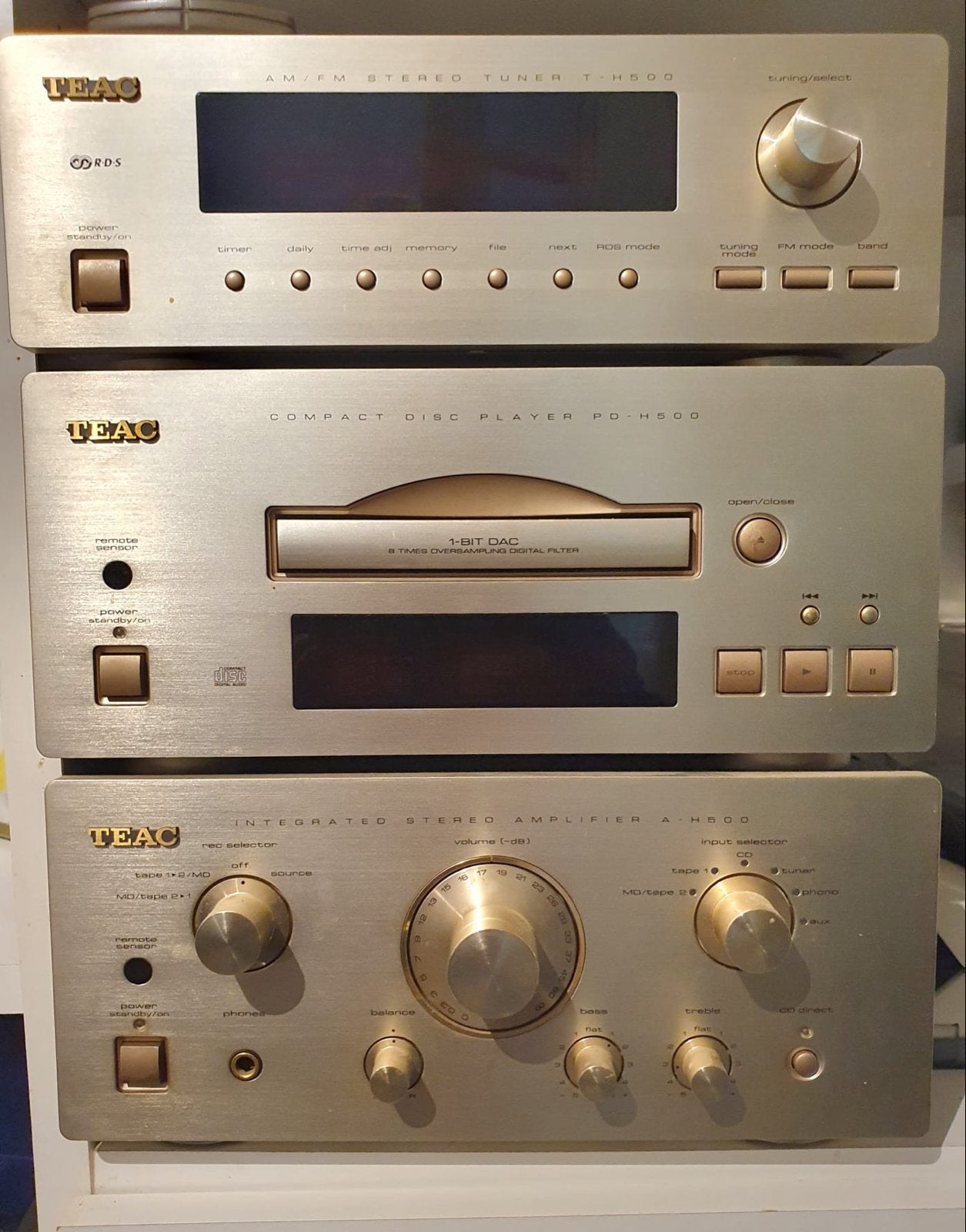 TEAC + Mirage vintage hifi-set – bijzondere set!, Gebruikt, Losse componenten, Cd-speler, Ophalen