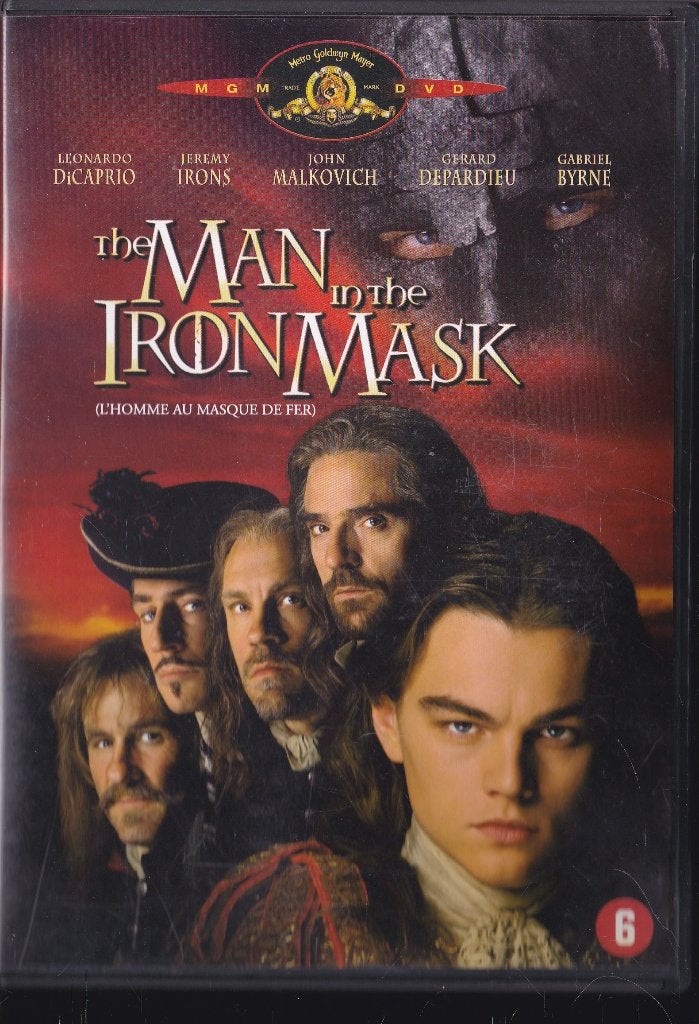 The man in the iron mask ֎ 1998, Leonardo DiCaprio, Vanaf 6 jaar, Ophalen of Verzenden, Gebruikt, Historisch of Kostuumdrama