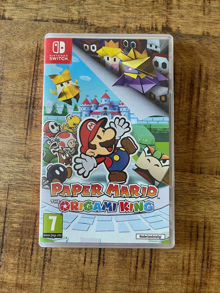 Paper Mario: The Origami King - Nintendo Switch, Spelcomputers en Games, 1 speler, Ophalen of Verzenden, Zo goed als nieuw, Role Playing Game (Rpg)