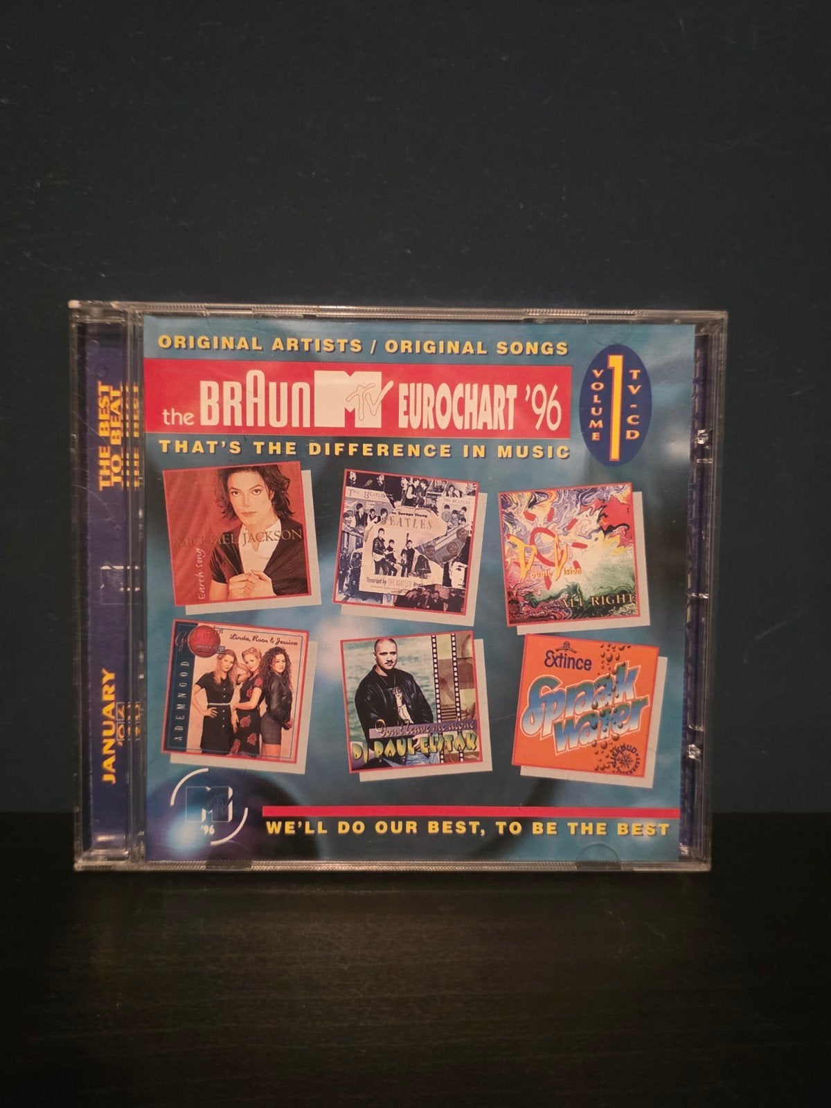 The Braun MTV Eurochart 96 Volume 1 CD, Cd's en Dvd's, Gebruikt, Overige genres, Ophalen of Verzenden, Verzamelalbum