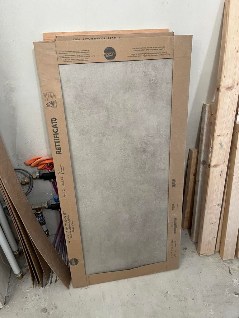 Vloer-/ wandtegel Gres Porcellanato Smaltato 60 x 120 cm, Ophalen, Nieuw