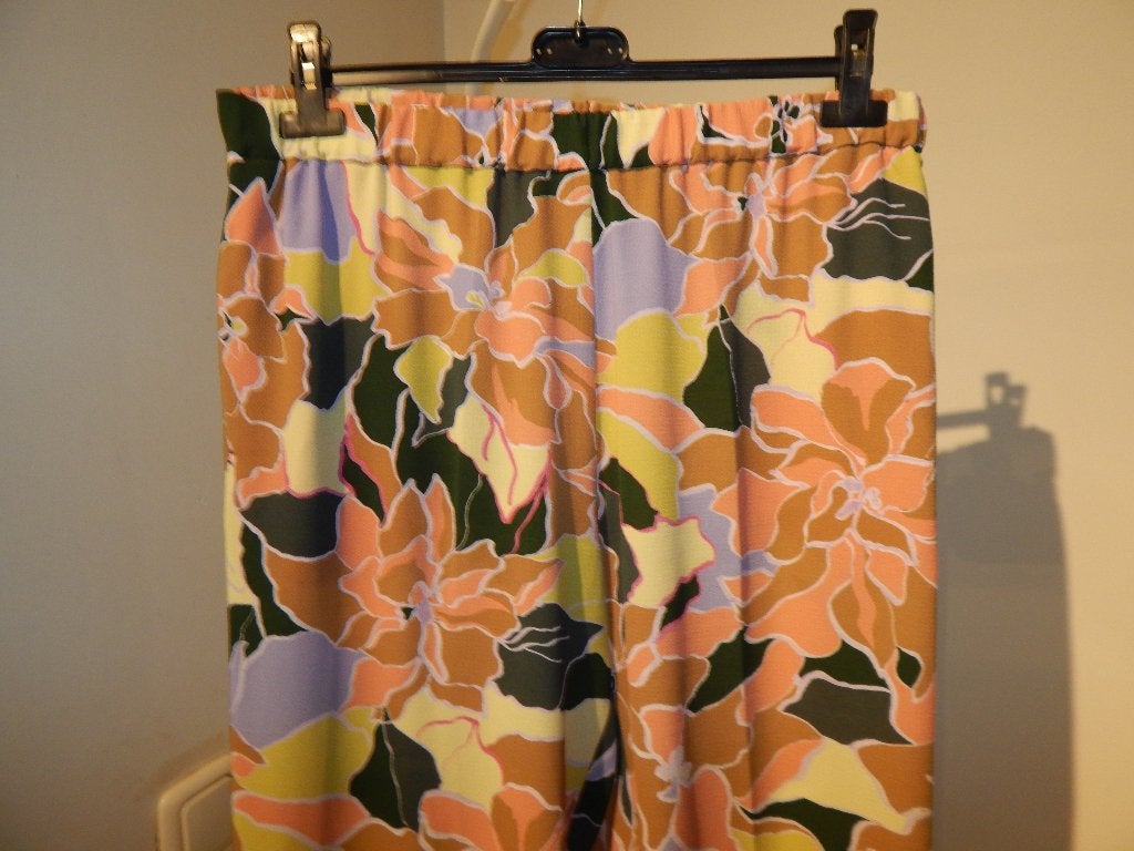 Dries van Noten geweldig mooie broek bloemen print BE 44, Zo goed als nieuw, Lang, Meerkleurig, Verzenden