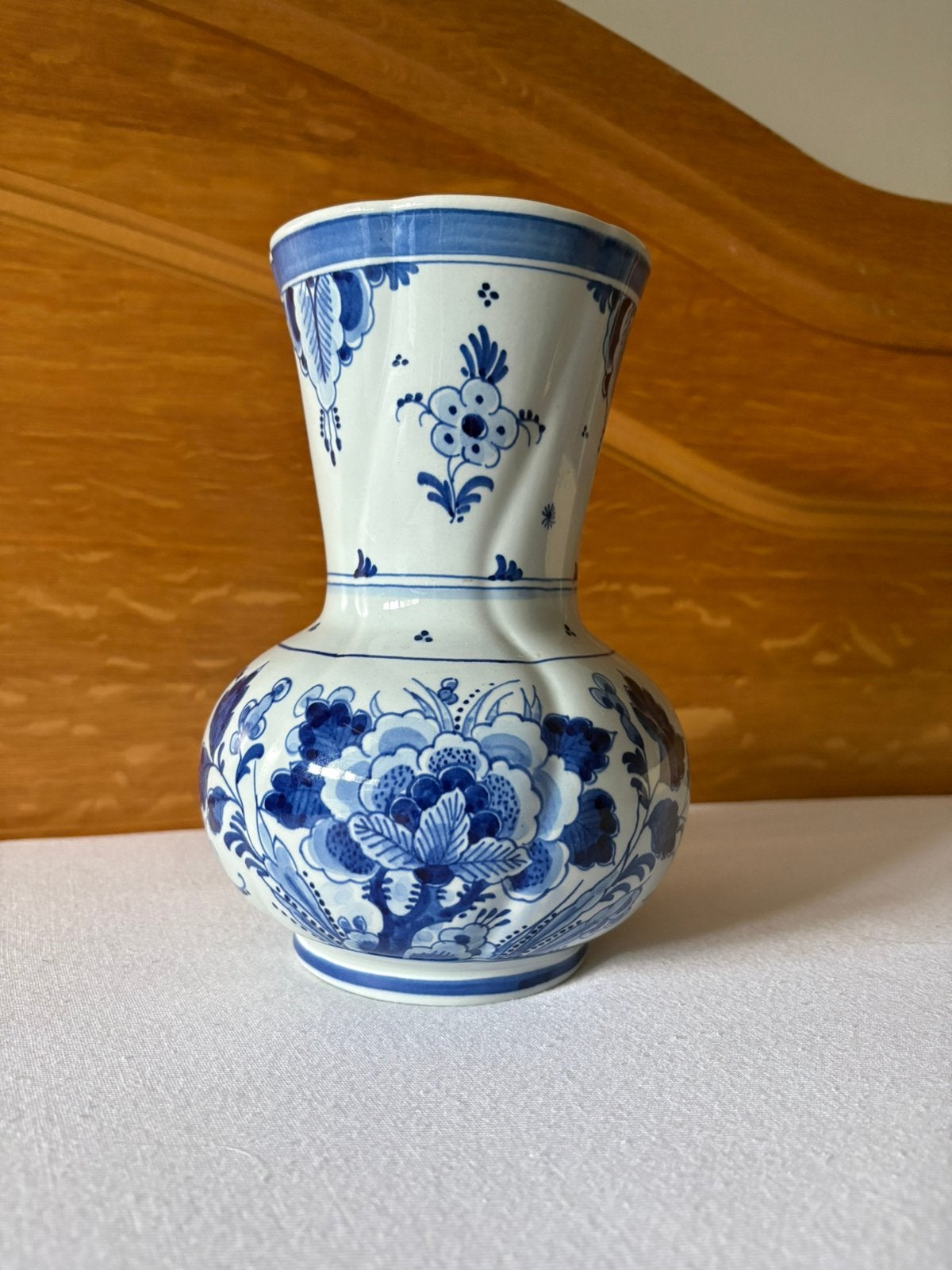 Delfts blauwe vaas Koninklijke Porceleyne Fles, Antiek en Kunst, Ophalen of Verzenden