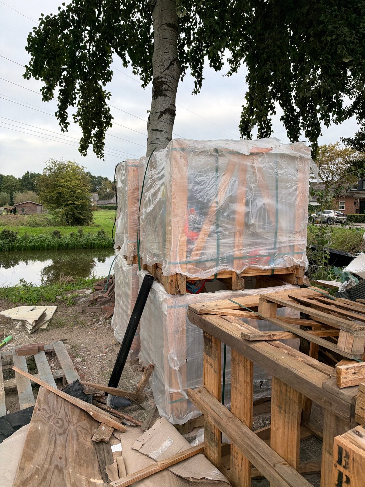 6 Europallets en 4 normale pallets, Gebruikt, 100 cm of meer, 60 cm of meer, Overige typen