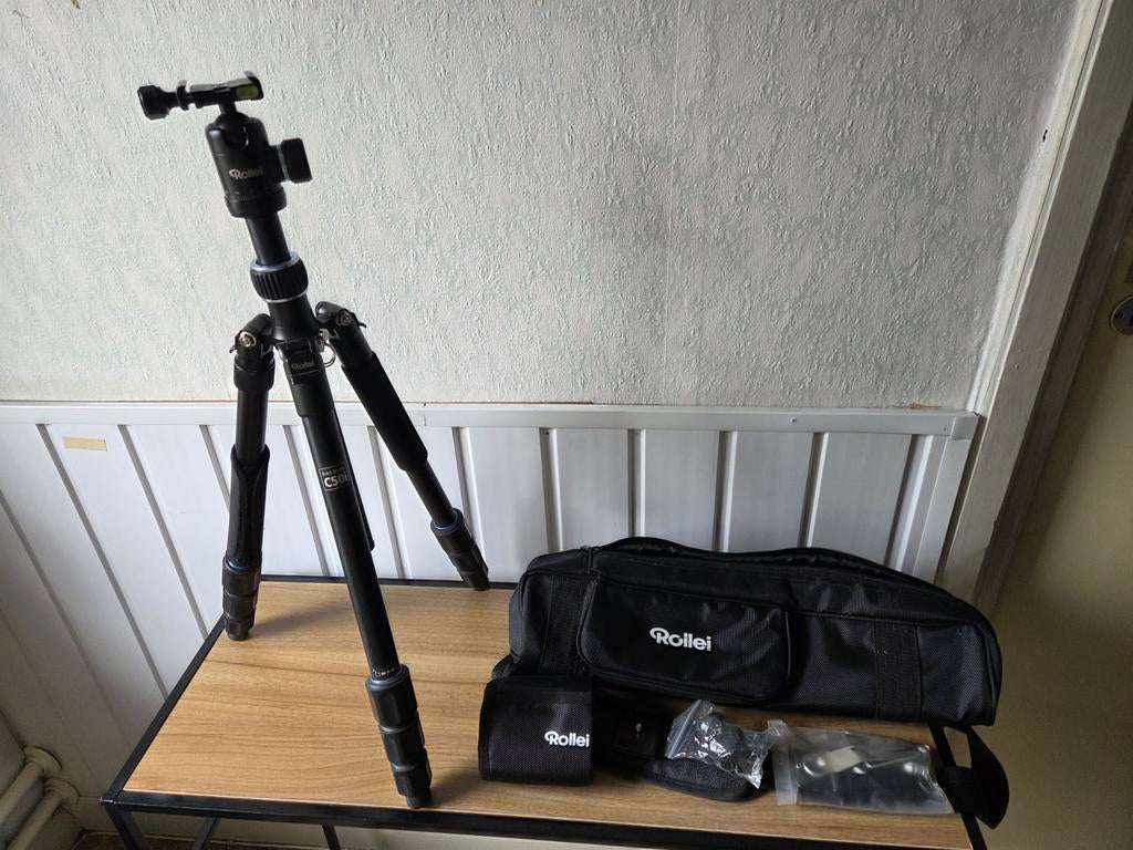 Rollei C50i Statief - Compact en Veelzijdig, Zo goed als nieuw, 150 tot 175 cm, Met balhoofd, Ophalen of Verzenden