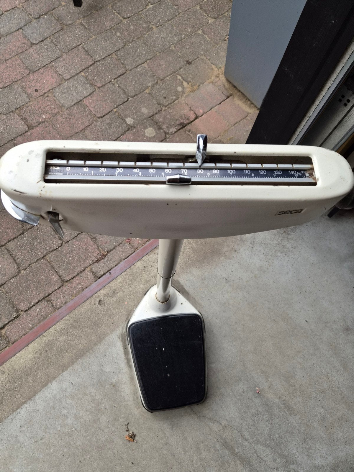 Vintage Seca personenweegschaal - Werkt nog perfect!, Ophalen, Gebruikt, Analoog, 100 kg of meer
