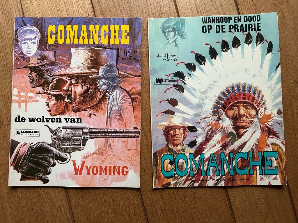 2x Strips Comanche, Meerdere stripboeken, Ophalen of Verzenden, Zo goed als nieuw, Greg en Hermann