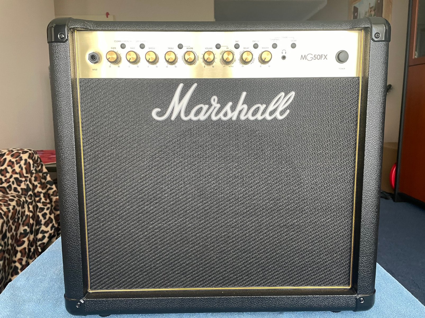 MARSCHALL MG50FX GOLD + 2 WAY FOOTSWITCH, Ophalen, Nieuw, Gitaar, 50 tot 100 watt