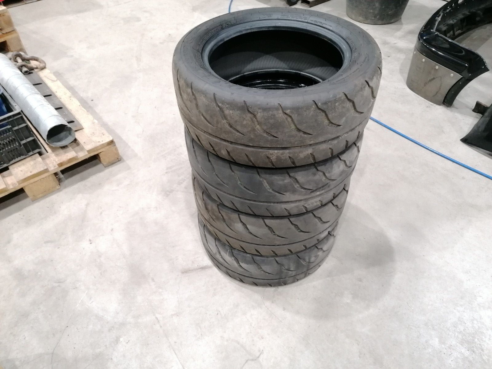 Toyo Proxes R888R semi-slicks 205/50ZR15, Auto-onderdelen, Ophalen, Gebruikt, 15 inch, 205 mm