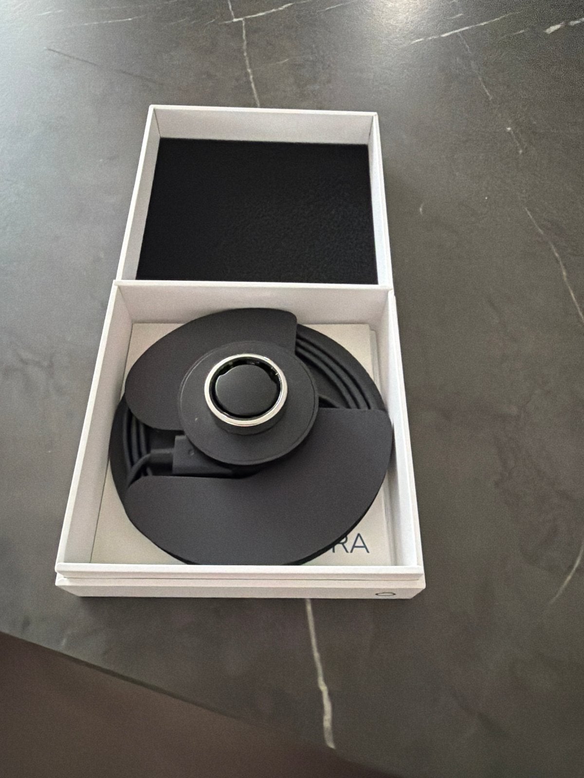 Oura Ring Gen3 - Slimme Gezondheidstracker, Zwart, Ophalen of Verzenden, Zo goed als nieuw, Waterdicht