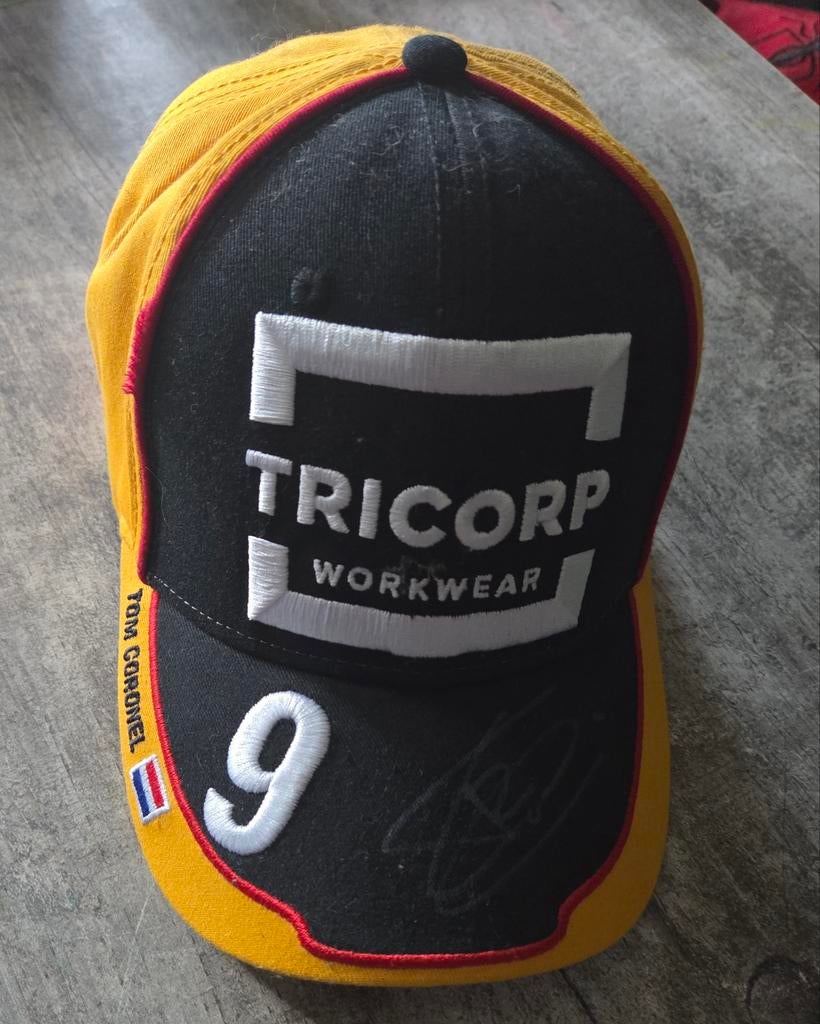 Tom Coronel Tricorp Workwear Pet - Gesigneerd, Tricorp Workwear, One size fits all, Ophalen of Verzenden, Pet