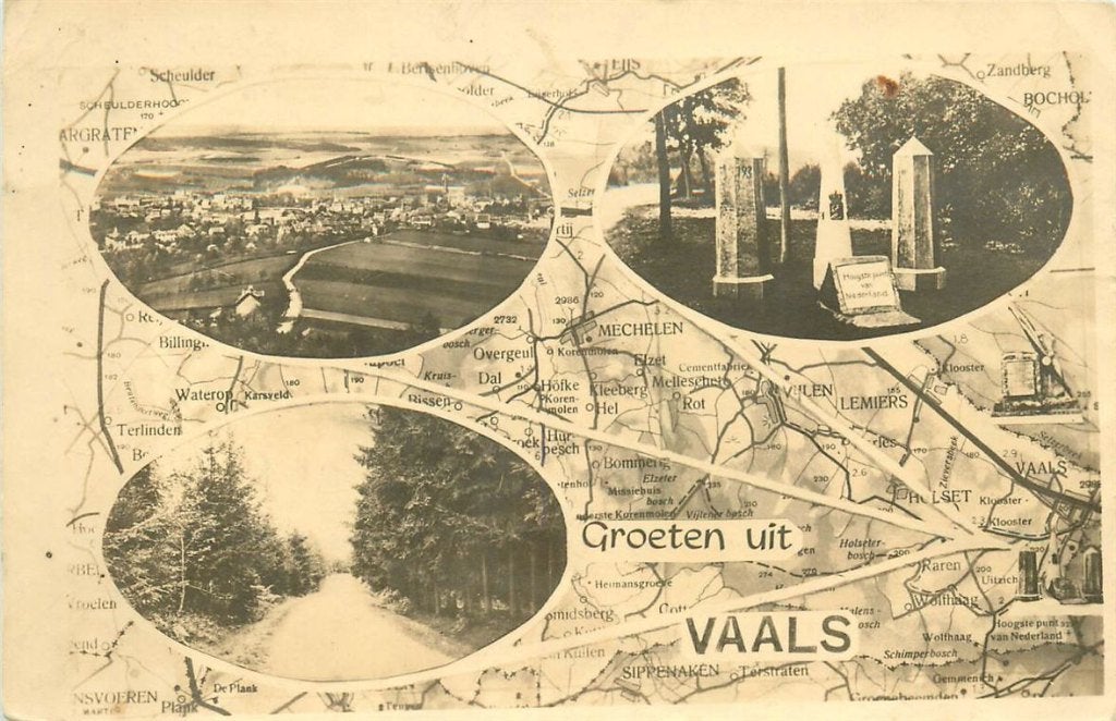 701-160-039 Vaals, Verzenden, Voor 1920, Limburg
