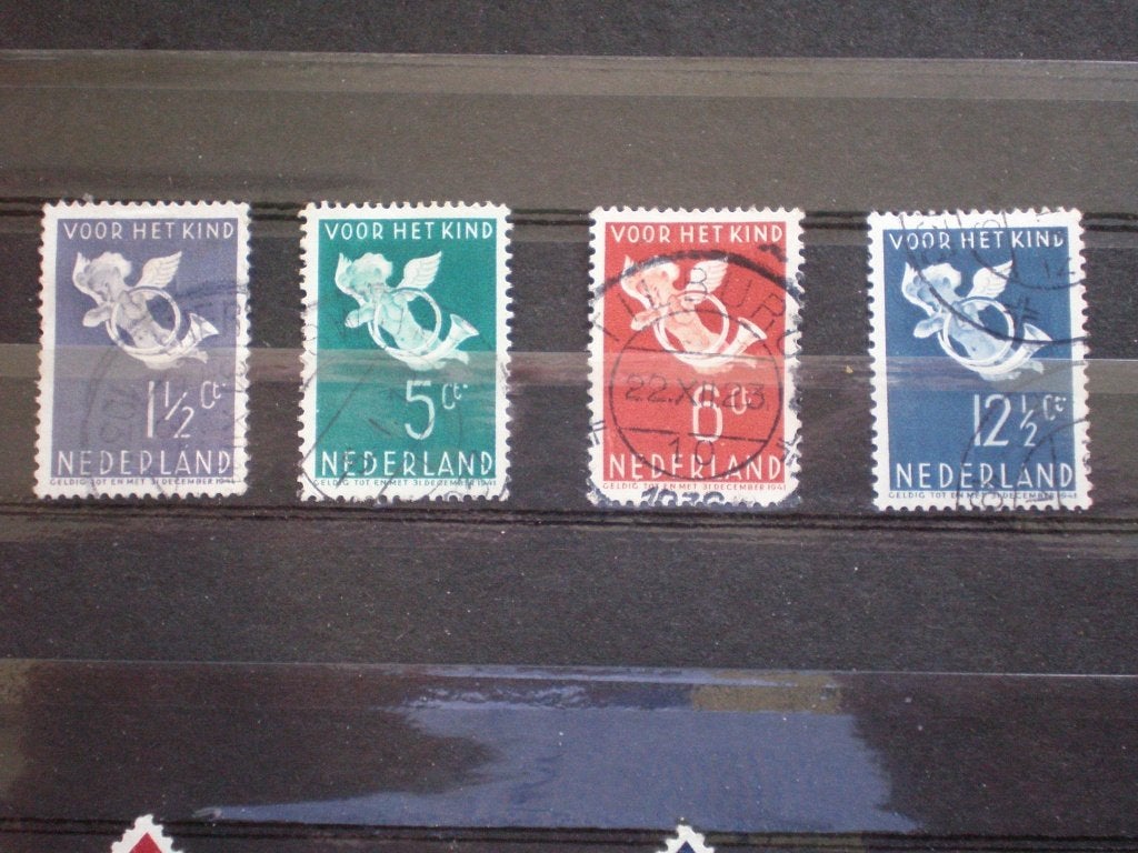 nederland nvph 289-292 gebruikt ( S 677)..€ 0,40, Postzegels en Munten, Postzegels | Nederland, Verzenden