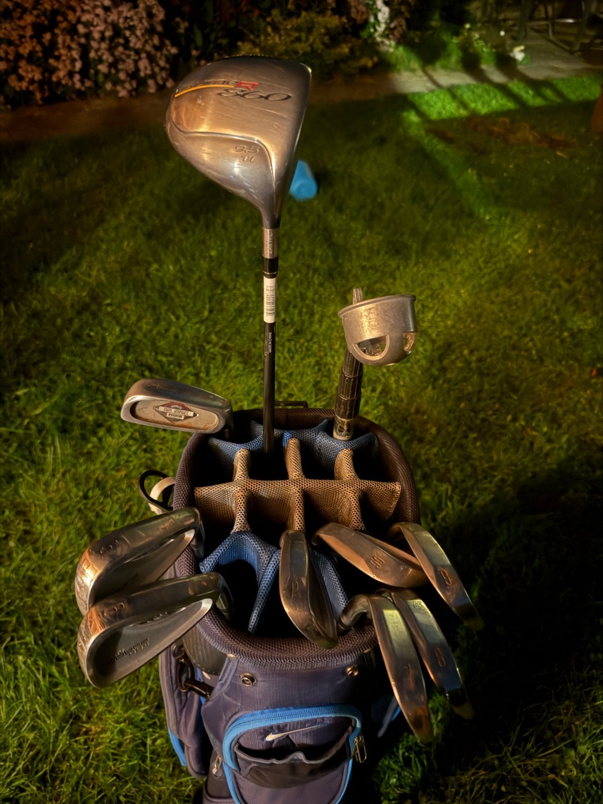 Dames golfset met Nike tas en accessoires, Ophalen, Gebruikt, Set, Overige merken