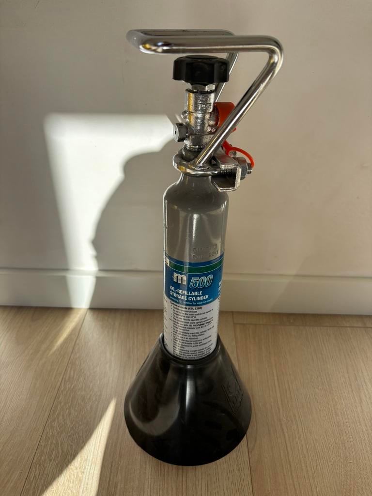 Jbl co2 fles 0.5kg, Dieren en Toebehoren, Ophalen of Verzenden, Zo goed als nieuw