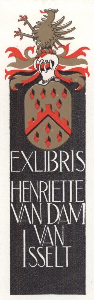 0482 Ex Libris Nederland : Jeanne Bieruma Oosting, 1946, Verzenden, Ex libris