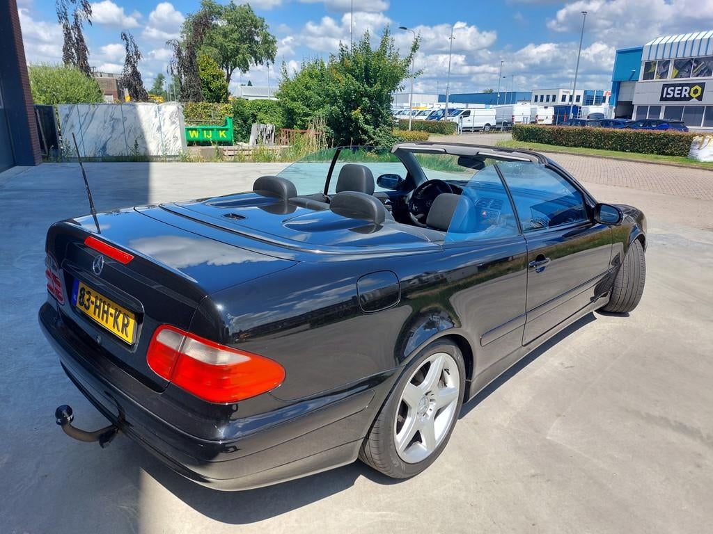 Mercedes-Benz CLK-klasse Cabrio 200 Avantgarde Automaat Leer, Automaat, 1998 cc, Gebruikt, Zwart