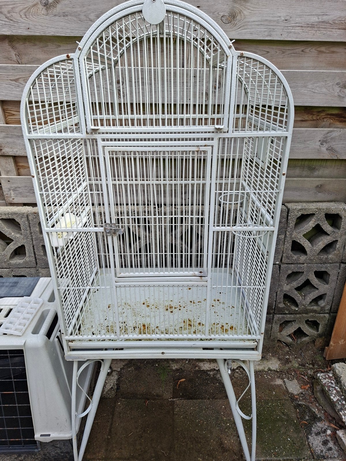 grote vogelkooi, Ophalen, Gebruikt, Metaal, Vogelkooi