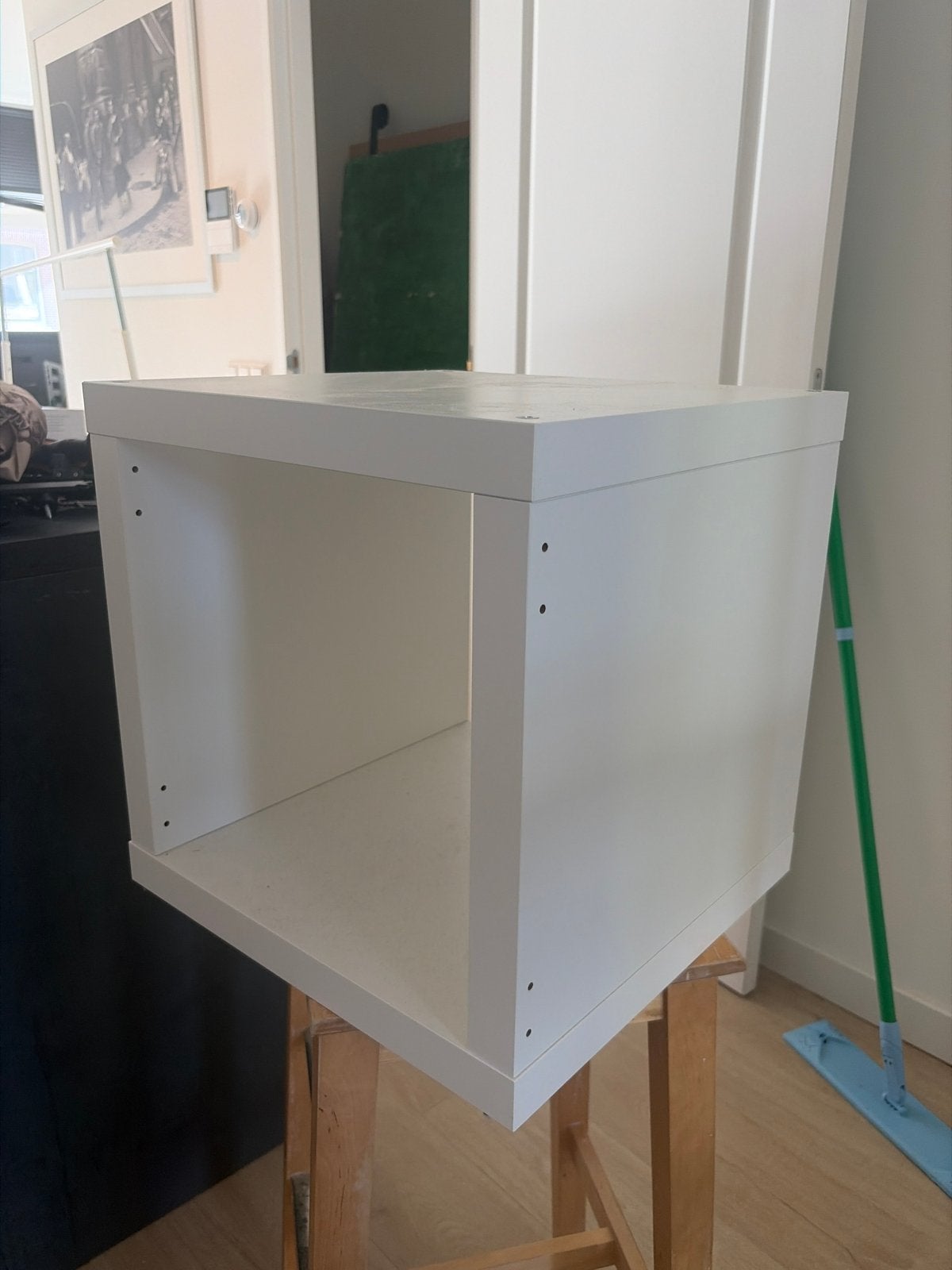 Witte kubus kastje - IKEA KALLAX/EXPEDIT stijl, Ophalen of Verzenden, Gebruikt