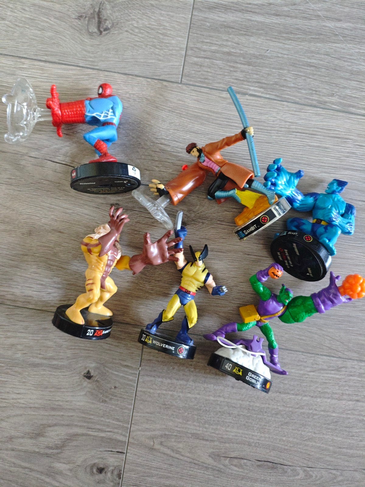 6 X-Men en Marvel figuren, Ophalen of Verzenden, Gebruikt
